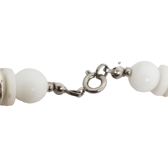 VINTAGE 1980s VIBRANT MULTICOLOR RAINBOW ACRYLIC BEAD NECKLACE - Picture 6 of 6